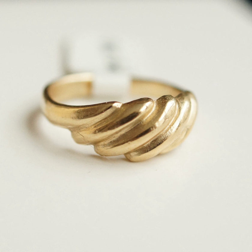 Shrimp Ring Silver or Gold