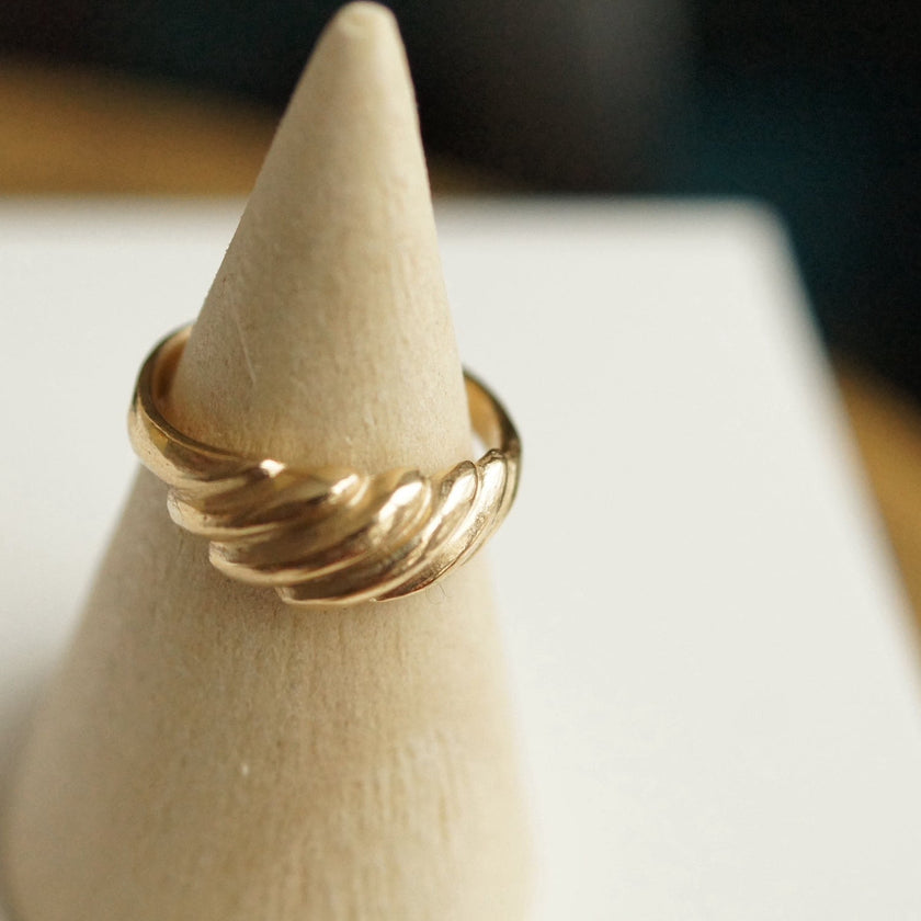 Shrimp Ring Silver or Gold