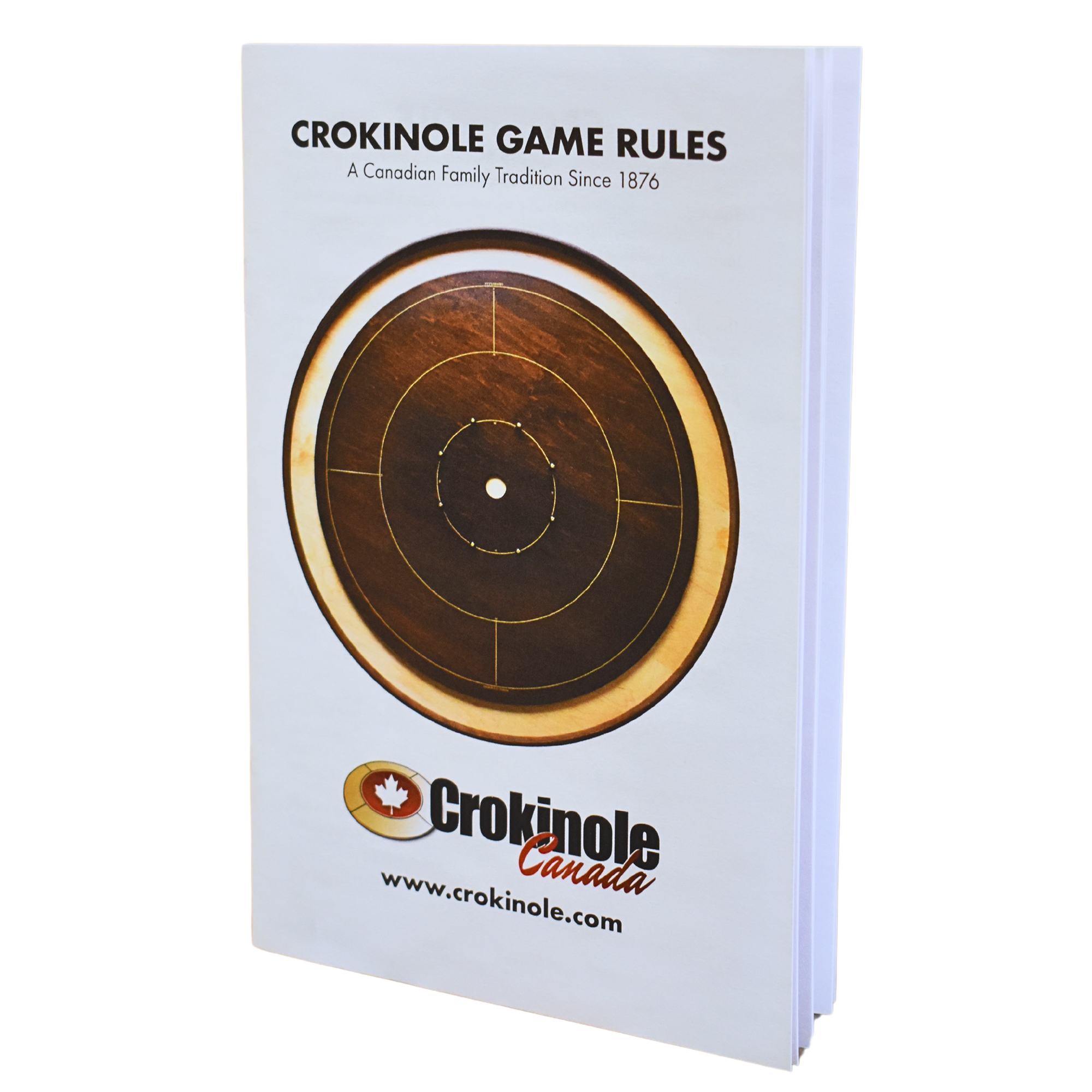 The Royal Red - Tournament Style Crokinole Board Game Set (Meets NCA Standards)
