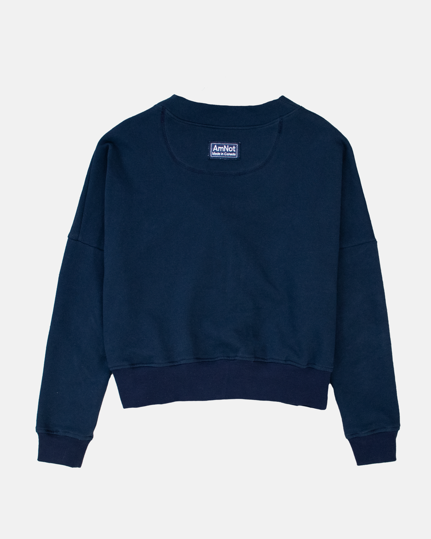 Cardigan crop en coton bio