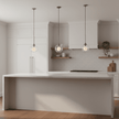 Crystal Orb Adjustable Pendant Lamp