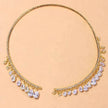 Crystal Rhinestone Collar Necklace for Women  Weeding Bridesmaid Necklace Gold and Silver Necklace