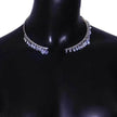 Crystal Rhinestone Collar Necklace for Women  Weeding Bridesmaid Necklace Gold and Silver Necklace