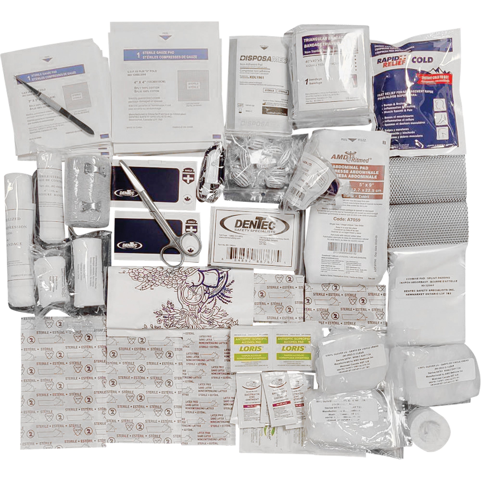 CSA Z1220-17 Type 3 Intermediate Small First Aid Kit | 24 Unit Plastic Box - Bulk Packed for 2-25 Workers