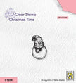 Nellie's Choice Clear Stamp - Christmas Time - Snowman-2