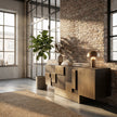 Cubic Collision Modern Credenza