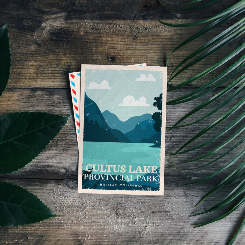 Cultus Lake British Columbia Provincial Park Postcard, Canada Parks