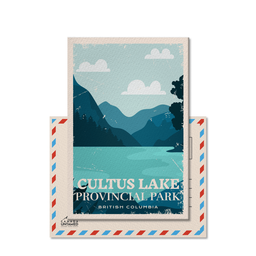 Cultus Lake British Columbia Provincial Park Postcard, Canada Parks