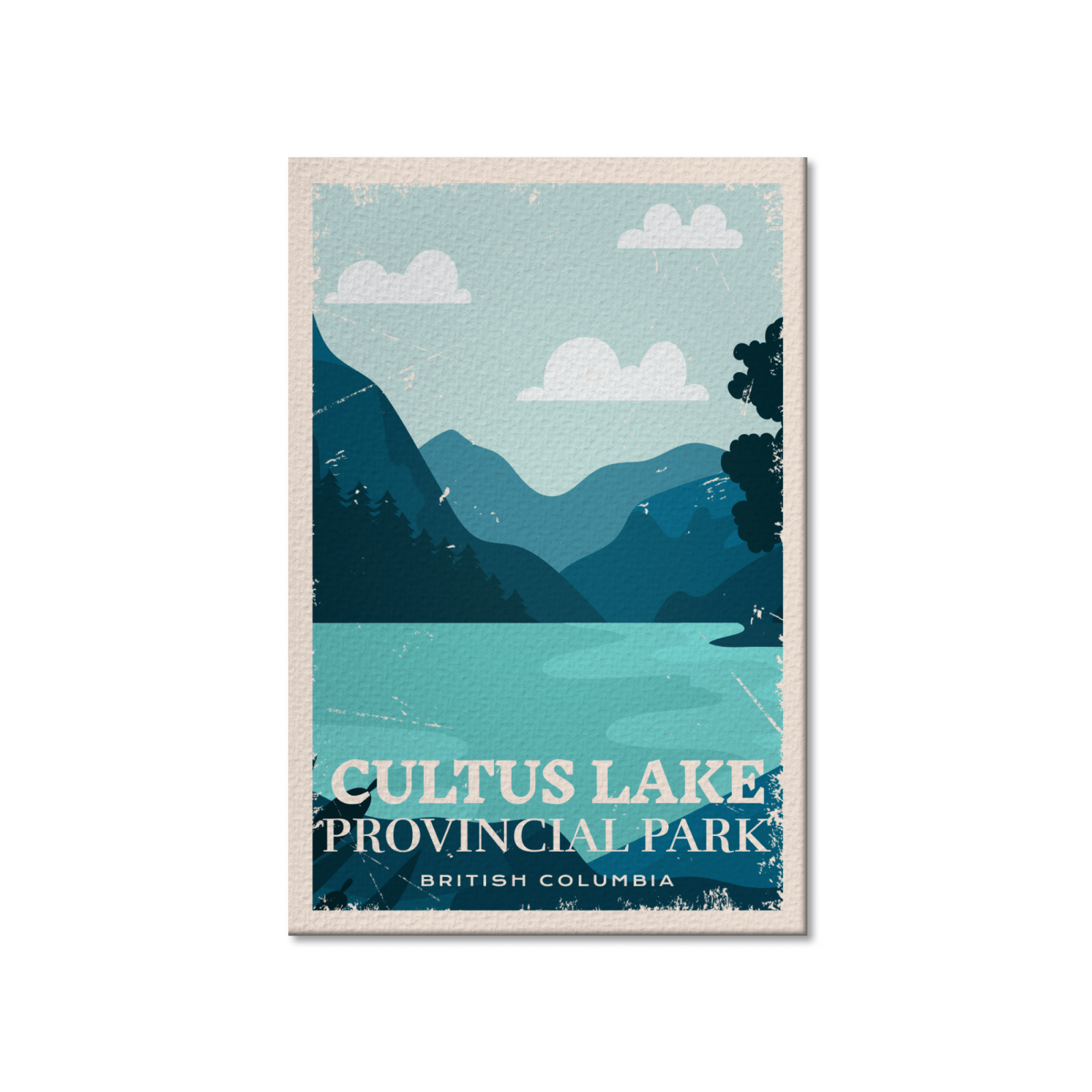 Cultus Lake British Columbia Provincial Park Postcard, Canada Parks