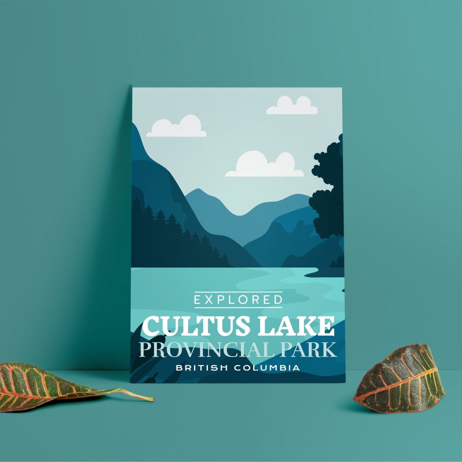 Cultus Lake Provincial Park 'Explored' Poster, Canada Parks