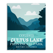 Cultus Lake Provincial Park 'Explored' Poster, Canada Parks