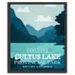 Cultus Lake Provincial Park 'Explored' Poster, Canada Parks