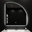 Semi Circle LED Mirror 36