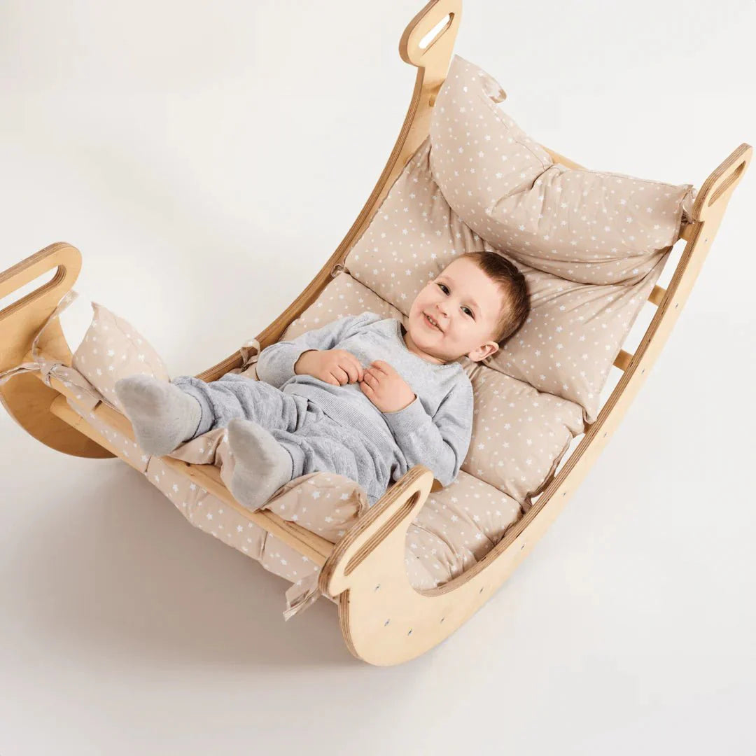 Coussin pour arche d'escalade et balance Rocker – Beige (Coussin uniquement)