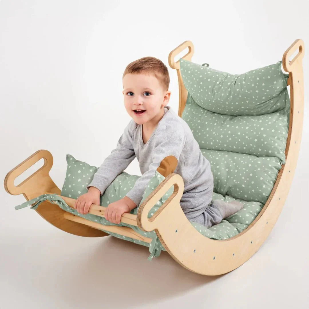 Coussin pour arche d'escalade et balance Rocker – Beige (Coussin uniquement)