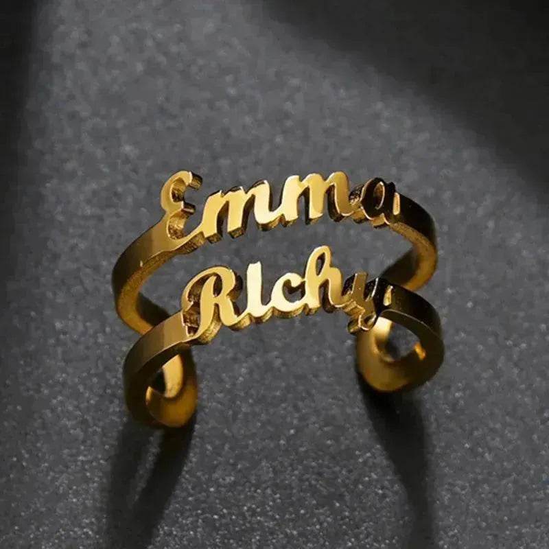 Custom Stainless Steel Ring Anniversary Jewelry