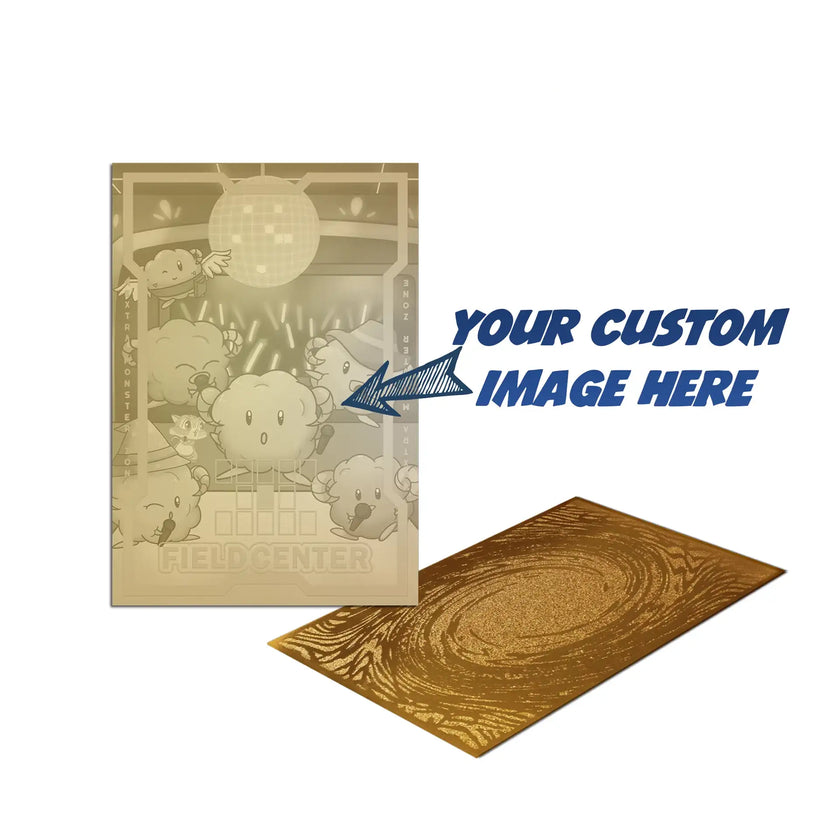 Custom Collectible Metal Card – Gold Finish