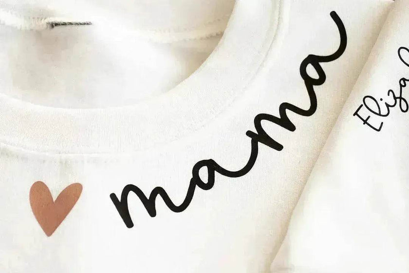 Customized Letter Name Round Neck Hoodie From Europe And America