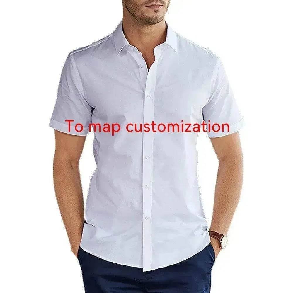 Customized Photo Printed Hawaiian Short Sleeves