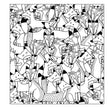 Cute and Playful Patterns Coloring Book (Spiral Edition)