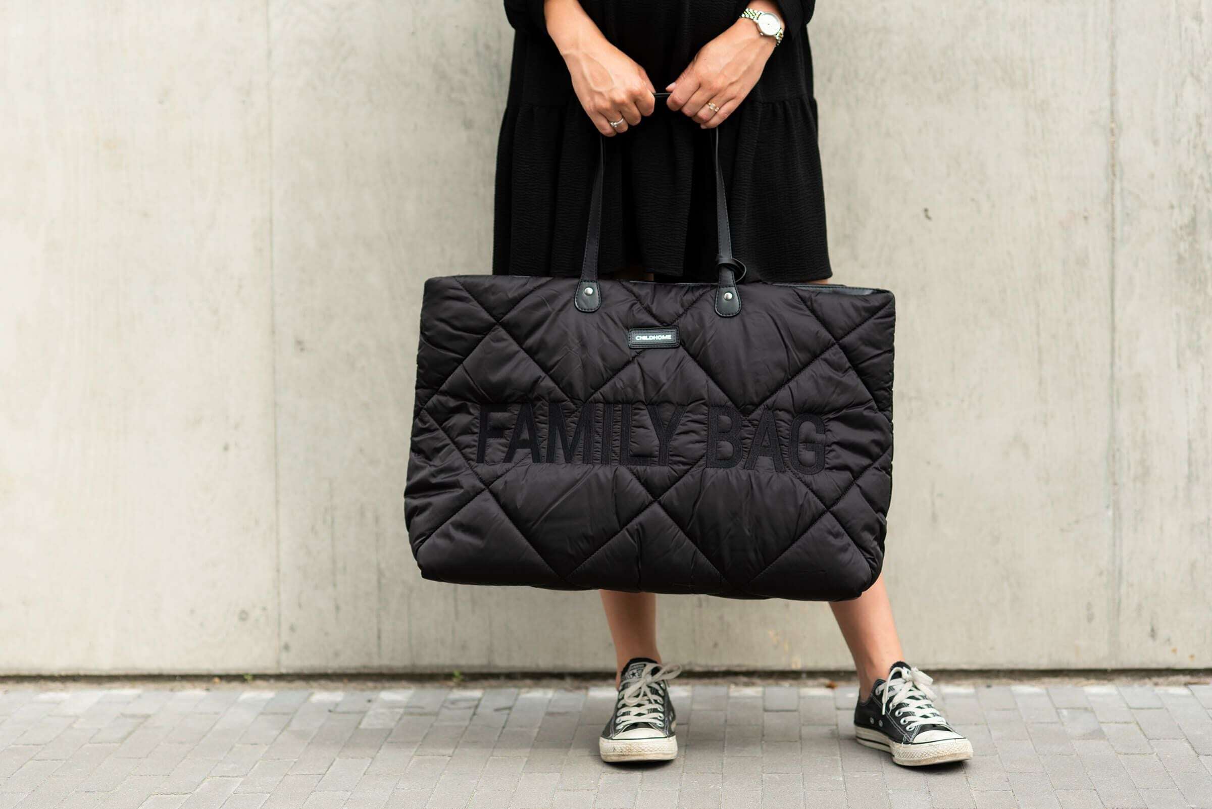 Cloud Comfort Puffer Family Bag - Black