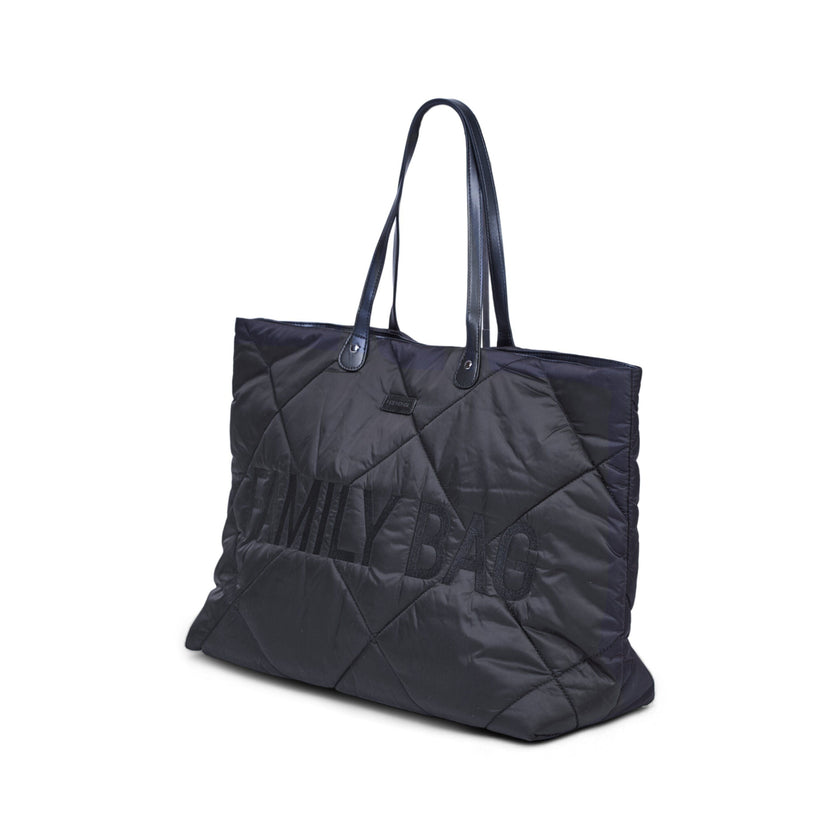 Cloud Comfort Puffer Family Bag - Black