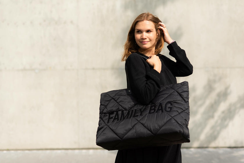 Cloud Comfort Puffer Family Bag - Black