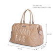 Cloud Comfort Puffer Mommy Bag - Beige