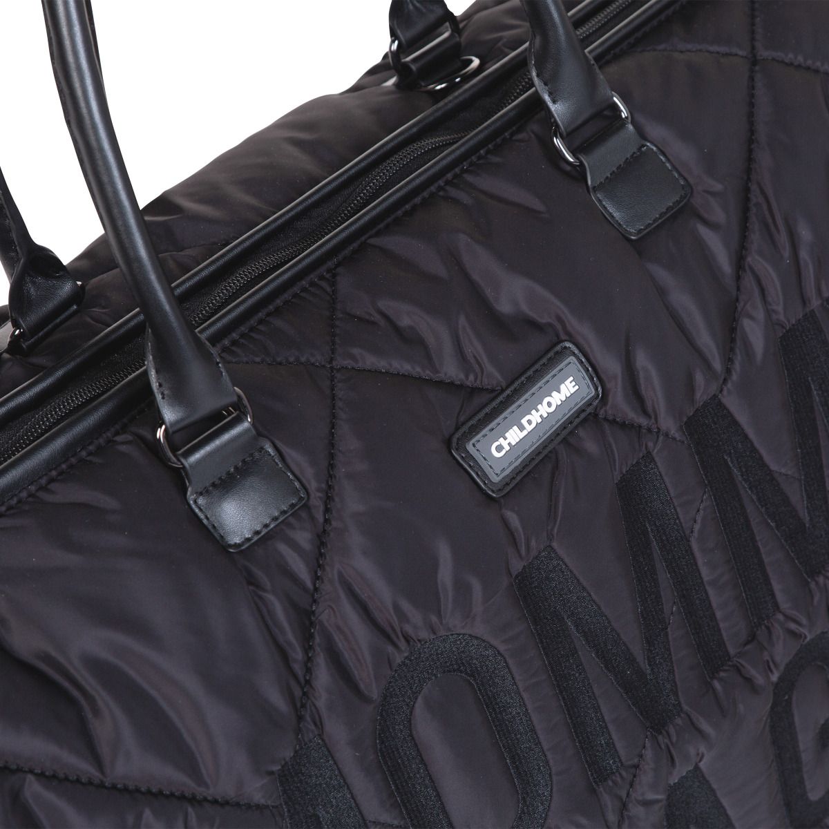 Cloud Comfort Puffer Mommy Bag - Black