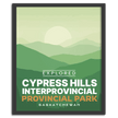 Cypress Hills Provincial Park 'Explored' Poster, Canada Parks