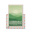 Cypress Hills Saskatchewan Provincial Park Postcard, Canada Parks