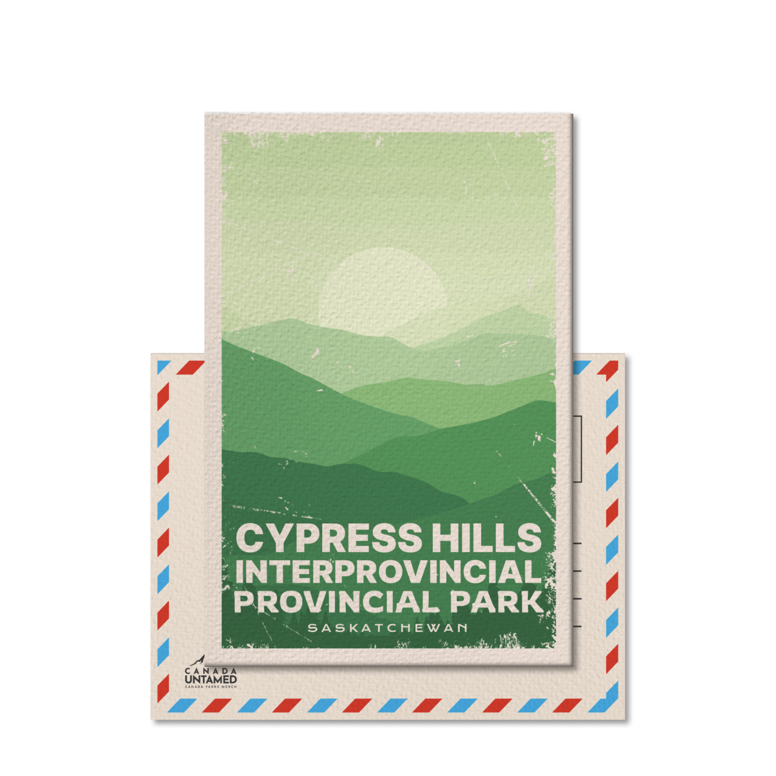 Cypress Hills Saskatchewan Provincial Park Postcard, Canada Parks