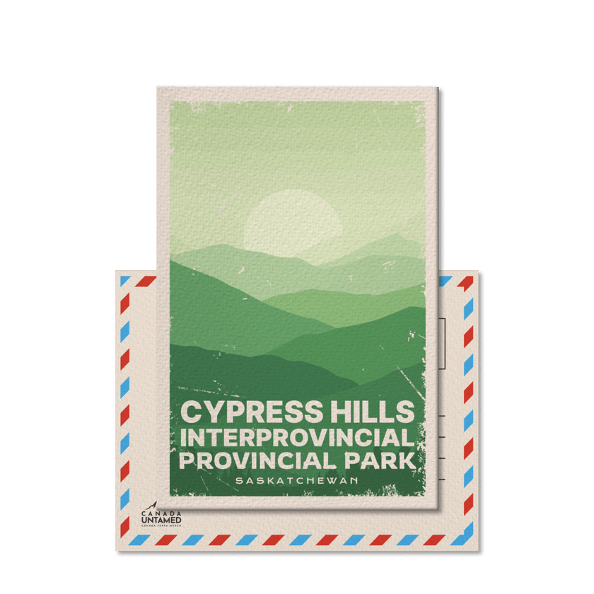 Cypress Hills Saskatchewan Provincial Park Postcard, Canada Parks