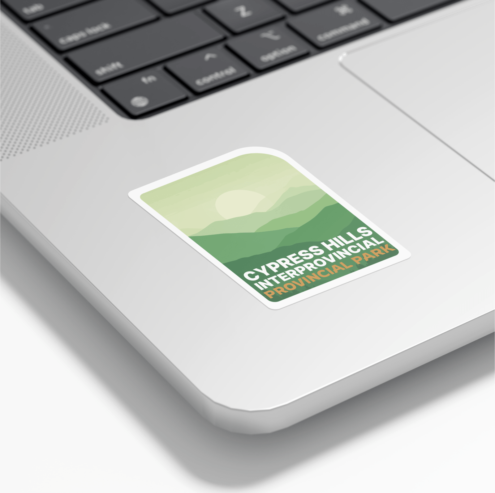 Cypress Hills Saskatchewan Provincial Park Waterproof Vinyl Sticker, Canada Parks
