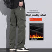 Pants Trousers Men – High Waist Cotton Trousers with Fleece