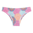 Women's Seamless Floral Print Low-Waist Briefs No-Trace Breathable