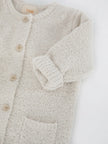 Long Sleeve Romper - Fuzzy | Ecru | 7AM