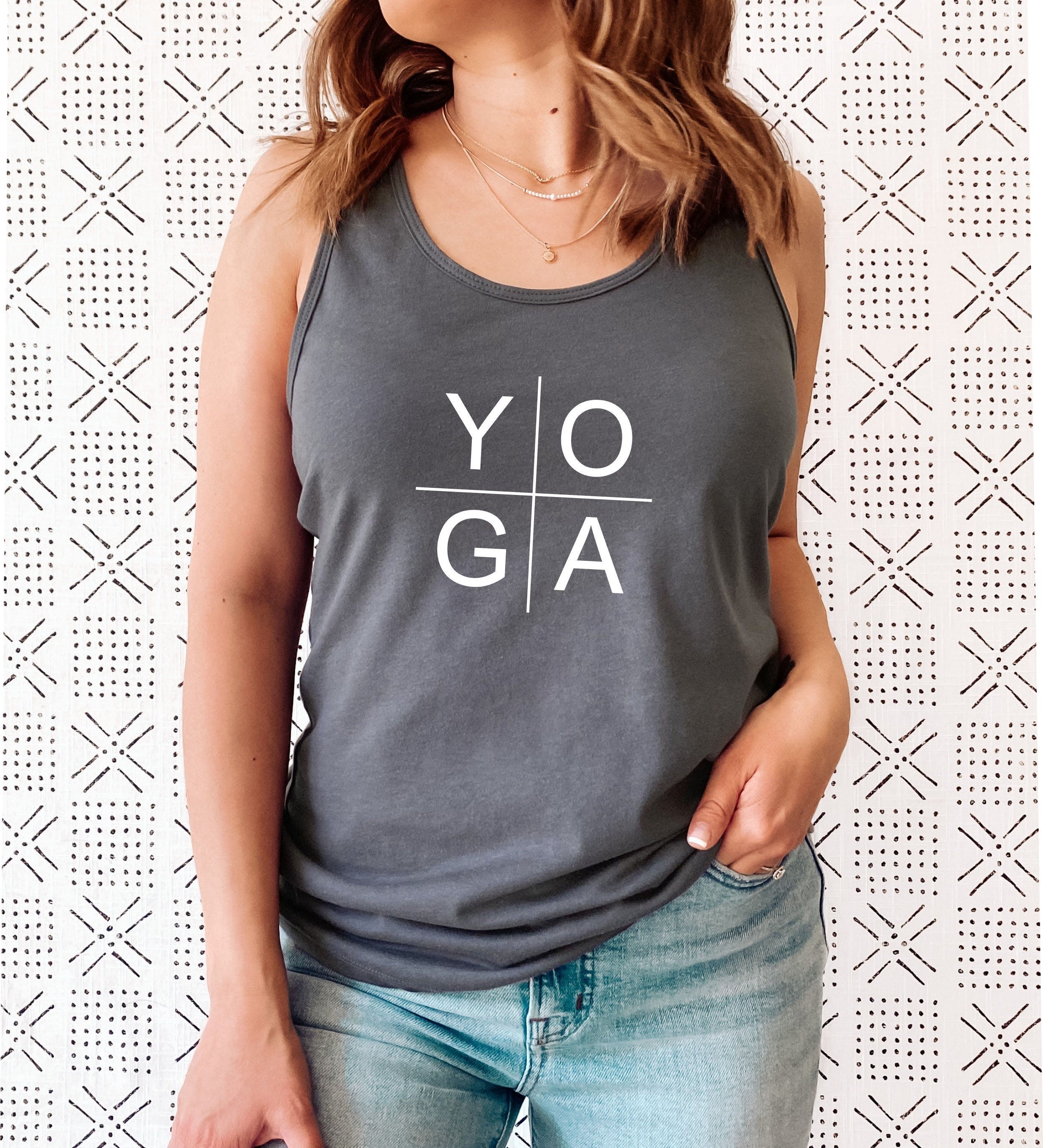 Abstract YOGA Tank Top