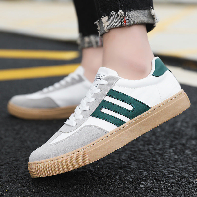Men's Versatile Casual Canvas Sneakers – Lace-Up Board Shoes