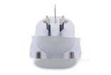 US/UK to AU Power Adapter – Multi-Function Travel Socket (Black & White)