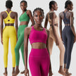 2pcs set Yoga Clothes Sleeveless Crop Workout top and Gym Leggings