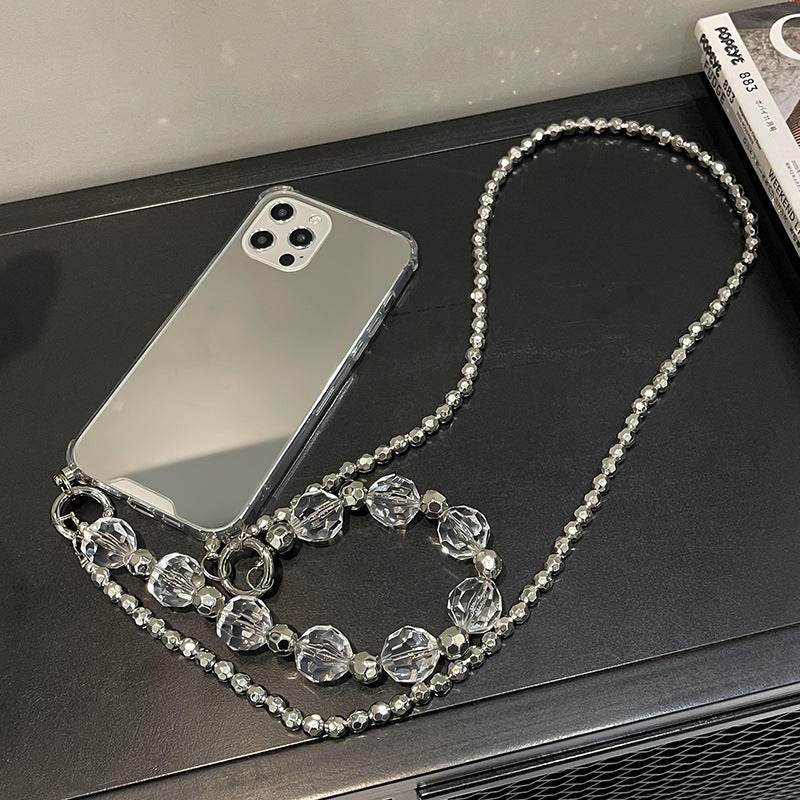 Luxury women wristband iphone case Makeup mirror phone case
