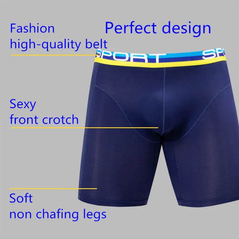 Men’s Compression Boxer Briefs – Breathable Athletic Performance Underwear with Support Pouch