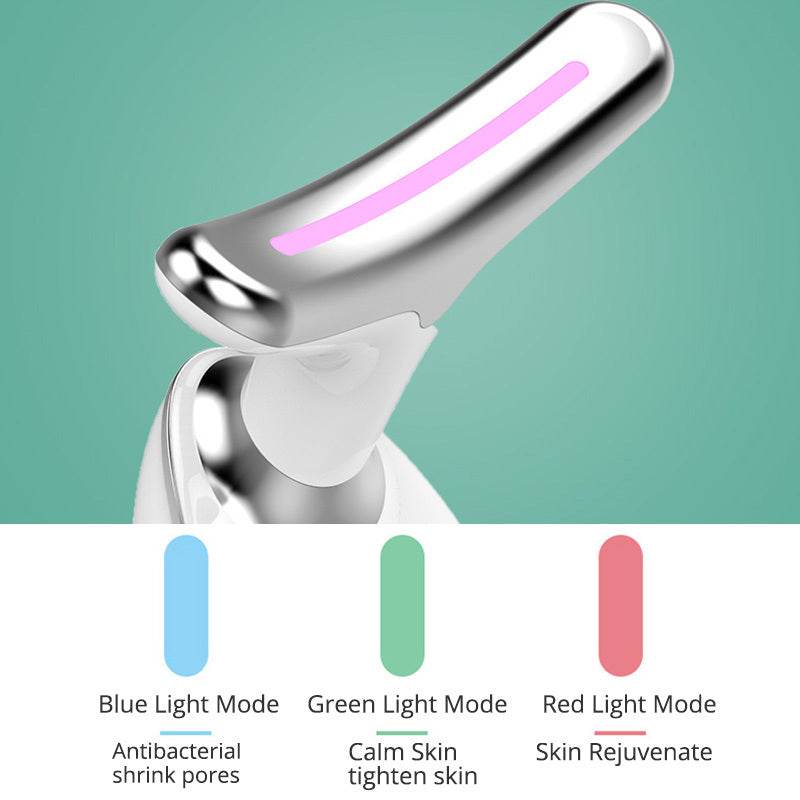 LED neck beauty device - Photon Therapy Neck Beauty Anti Wrinkle Machine EMS Tighten Massager