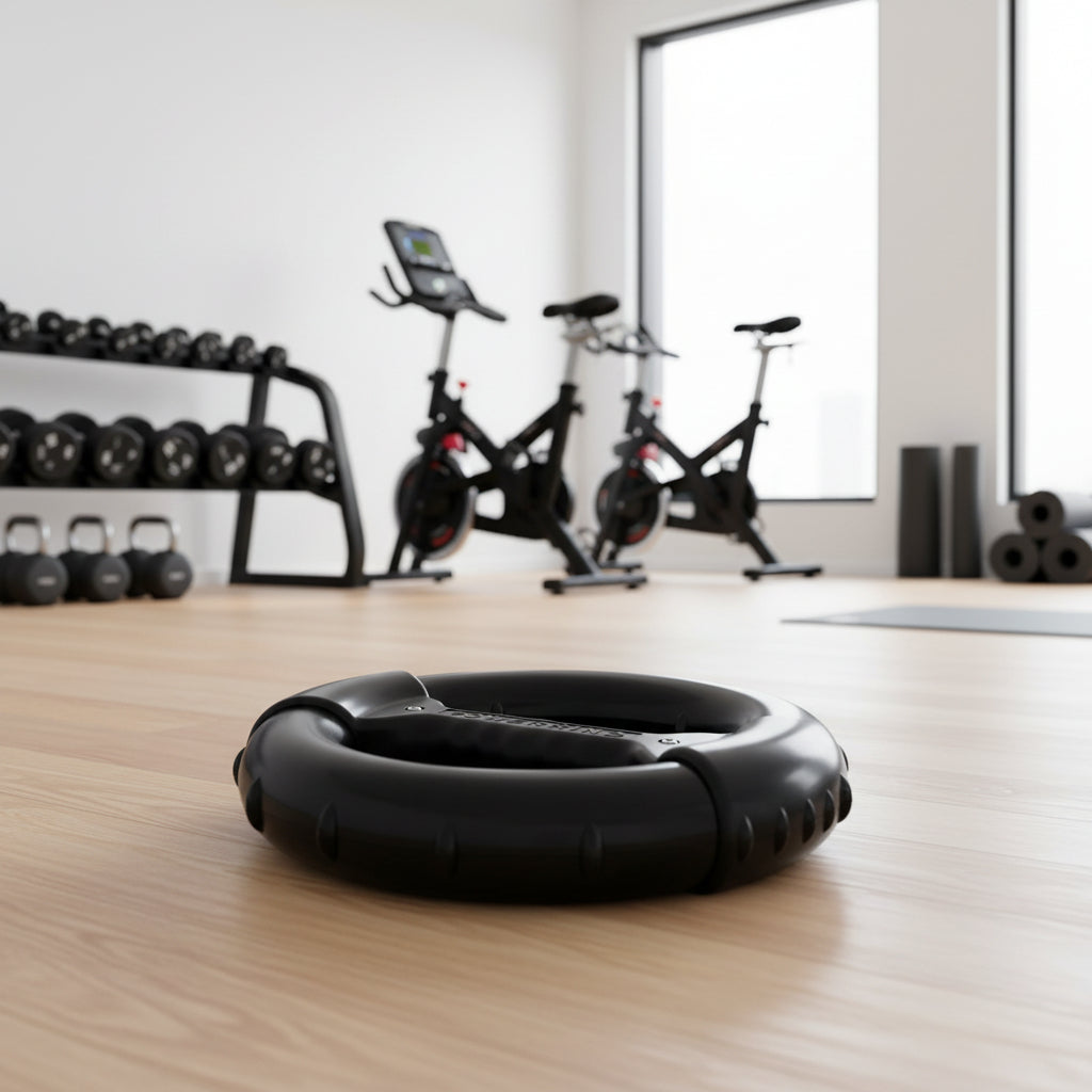 Centrifugal Power Ring Trainer – Portable Full-Body Fitness Device | Black