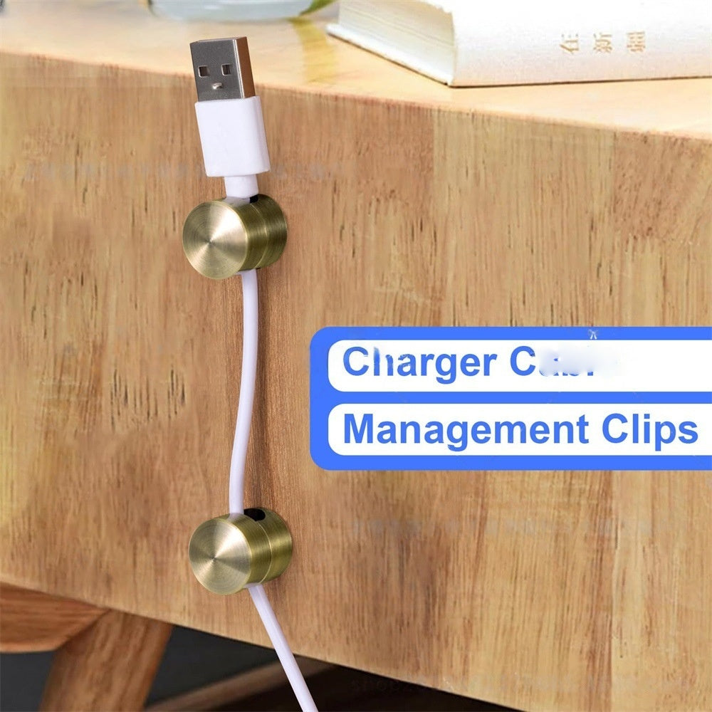 Metal Aluminum Wire Clamp Power Cord Holder – Cable Management Tool