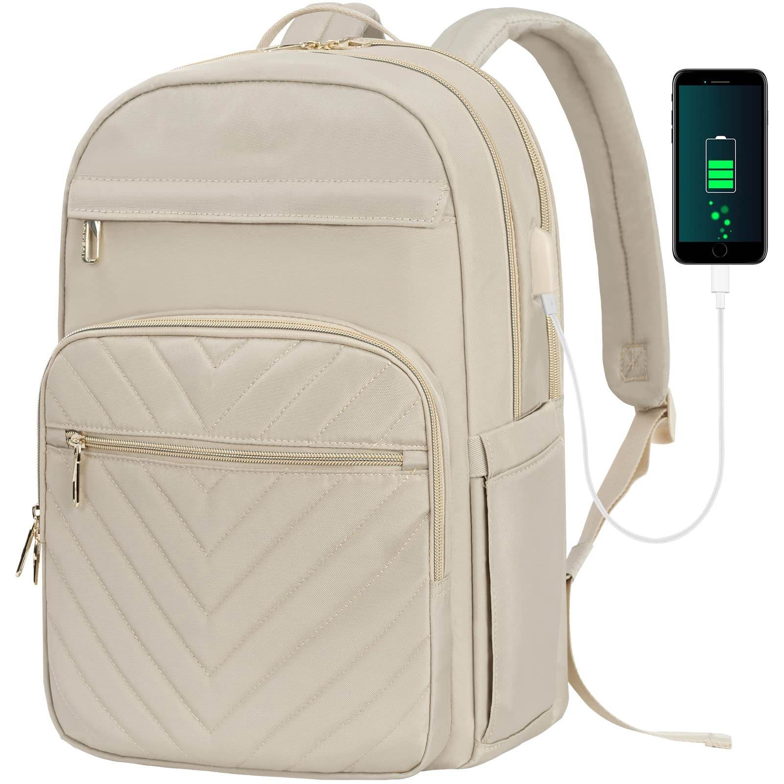 Plain Large Capacity College and High School Backpack