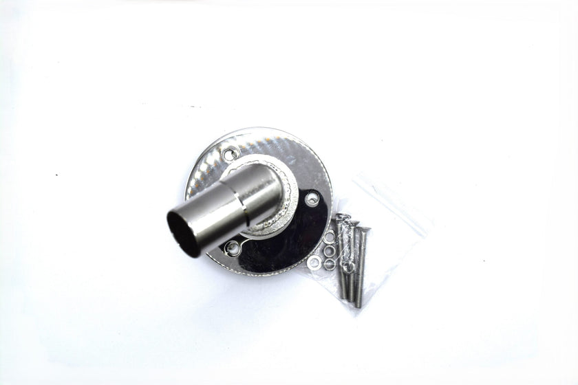 Thru Hull Fitting, 24 mm, 90° Base, Angled Connector, with Screws