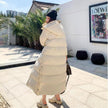 Women's Loose-fitting Padded Long Below-the-knee Cotton Coat