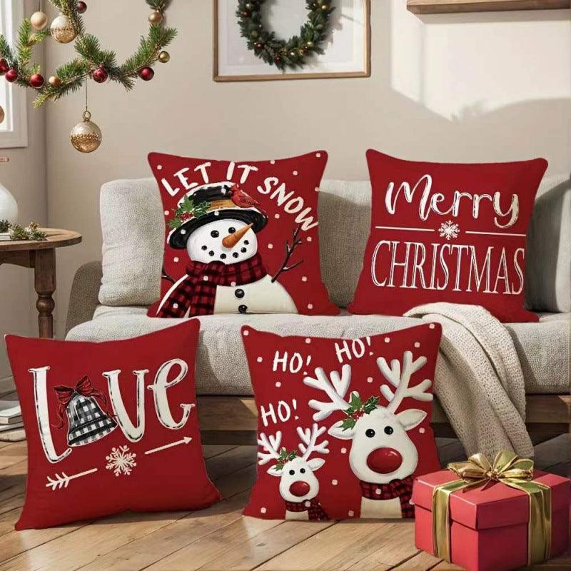 Pillow Cushion Cover Cartoon Printed 45×45cm Decor Cover
